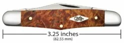 Case Autumn Maple Burl Wood Smooth Half Whittler -KNIFE-LOUNGE Sales 11543 c sp knife 330 7208 ss half whittler pt01