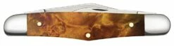 Case Autumn Maple Burl Wood Smooth Half Whittler -KNIFE-LOUNGE Sales 11543 c sp knife 330 7208 ss half whittler pt02