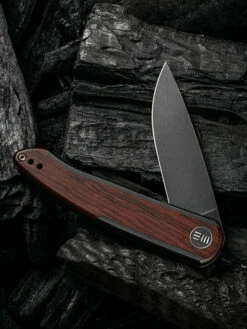 WE Smooth Sentinel Black With Cuibourtia Wood Inlay 9 WE Smooth Sentinel Black With Cuibourtia Wood Inlay -KNIFE-LOUNGE Sales 1633924422586745
