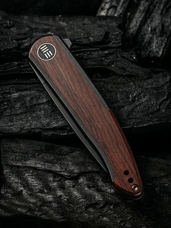 WE Smooth Sentinel Black With Cuibourtia Wood Inlay 4 WE Smooth Sentinel Black With Cuibourtia Wood Inlay - Image 4