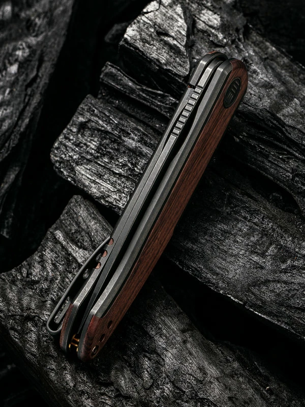 WE Smooth Sentinel Black With Cuibourtia Wood Inlay 6 WE Smooth Sentinel Black With Cuibourtia Wood Inlay - Image 6