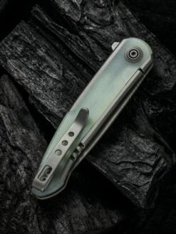 WE Smooth Sentinel Grey With Natural G10 Inlay -KNIFE-LOUNGE Sales 1633924534234952