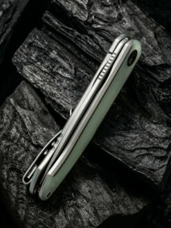 WE Smooth Sentinel Grey With Natural G10 Inlay -KNIFE-LOUNGE Sales 1633924538191130