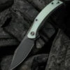 WE Knife Snick Black Titanium Handle & Natural G10 Inlay