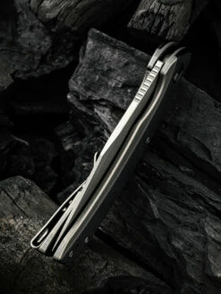 WE Knife Snick Gray Titanium Handle & Black G10 Inlay -KNIFE-LOUNGE Sales 1636592916629710