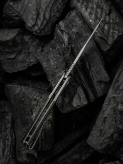 WE Knife Snick Gray Titanium Handle & Black G10 Inlay -KNIFE-LOUNGE Sales 1636592921932193