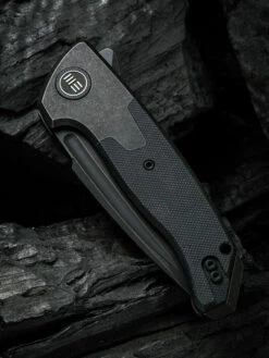 WE Knife Press Check Black Titanium Tanto -KNIFE-LOUNGE Sales 1649916035797520