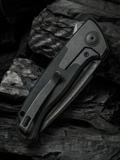 WE Knife Press Check Black Titanium Tanto -KNIFE-LOUNGE Sales 1649916038130796