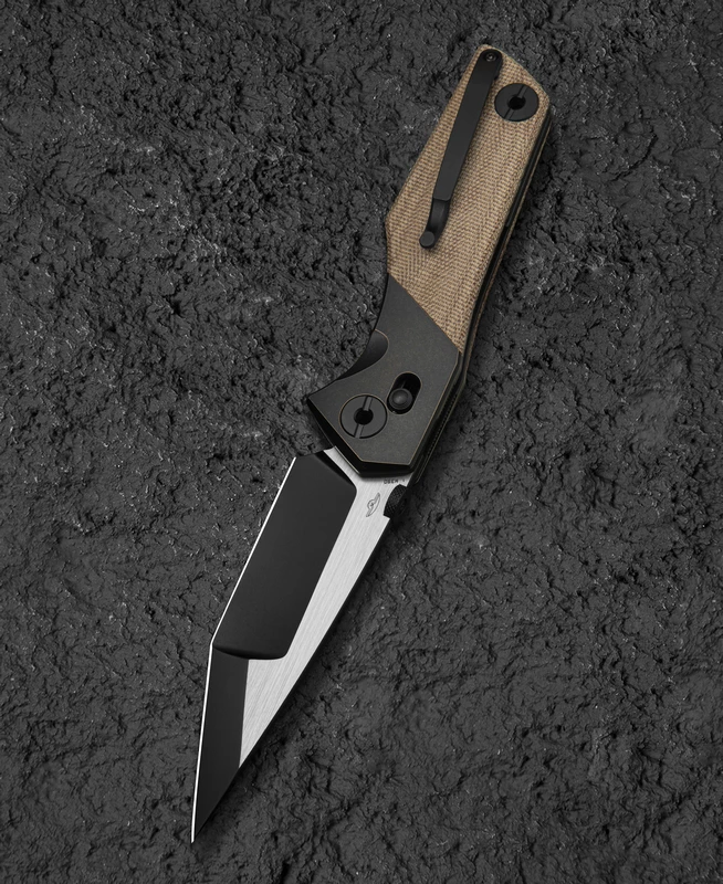 Bestech Knives Cetus Titanium Natural Micarta 2 Bestech Knives Cetus Titanium Natural Micarta - Image 2