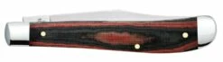 Case Black Red Micarta Smooth Slimline Trapper -KNIFE-LOUNGE Sales 27857 c sp knife 331 101048 ss slimline trapper pt02