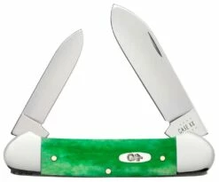 Case Brilliant Green Bone Smooth Canoe