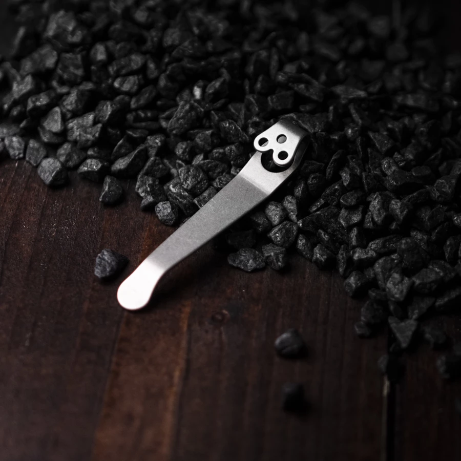 Lynch Deepcarry-Clip Titanium Long For Spyderco 2 Lynch Deepcarry-Clip Titanium Long For Spyderco - Image 2