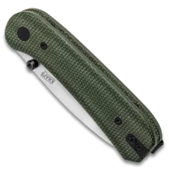 Knafs Lander Green Micarta  -KNIFE-LOUNGE Sales KNAFS 001561 Knafs Lander Green Micarta Closed Front 1024x1024402x
