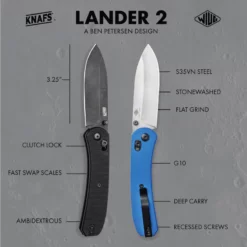 Knafs Lander 2 Black -KNIFE-LOUNGE Sales Lander 2 1024x1024