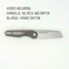 Vero Neuron Black Micarta Hand Satin