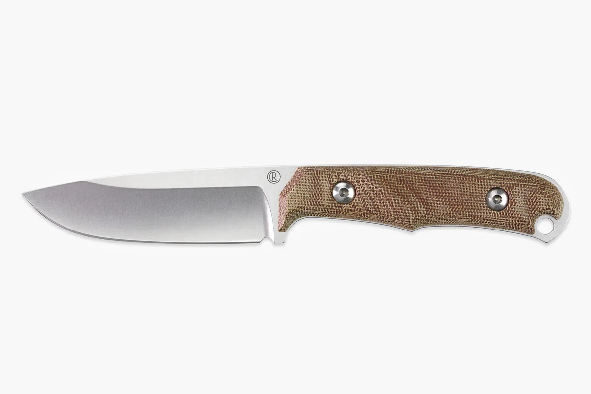 Chris Reeve Backpacker Natural Canvas Micarta Drop Point 1 Chris Reeve Backpacker Natural Canvas Micarta Drop Point
