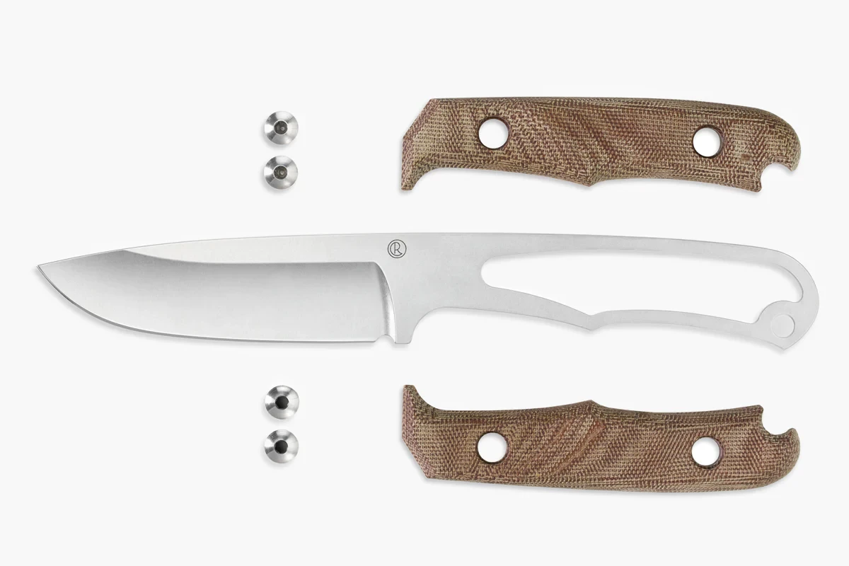 Chris Reeve Backpacker Natural Canvas Micarta Drop Point 4 Chris Reeve Backpacker Natural Canvas Micarta Drop Point - Image 4