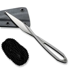 Civi D-Art Fixed Blade Neck Knife Silver -KNIFE-LOUNGE Sales c21001 1 d art 5 500x