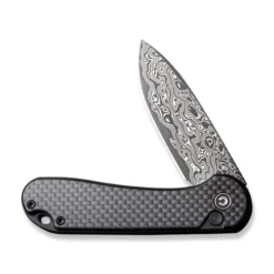Civivi Button Lock Elementum II Twill Carbon Fiber Overlay On Black G10 12 Civivi Button Lock Elementum II Twill Carbon Fiber Overlay On Black G10 -KNIFE-LOUNGE Sales civivi button lock elementum ii pocket knife twill carbon fiber overlay on black g10 handle 296 damascus blade c18062pb ds1 694546 500x