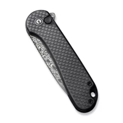 Civivi Button Lock Elementum II Twill Carbon Fiber Overlay On Black G10 14 Civivi Button Lock Elementum II Twill Carbon Fiber Overlay On Black G10 -KNIFE-LOUNGE Sales civivi button lock elementum ii pocket knife twill carbon fiber overlay on black g10 handle 296 damascus blade c18062pb ds1 726907 500x
