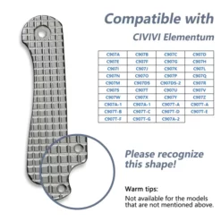 Civivi Elementum 6AL4V Titanium Scales  -KNIFE-LOUNGE Sales civivi elementum 6al4v titanium handle scales compatible with elementum c907 pocket knife c18062ad 2 789824 700x