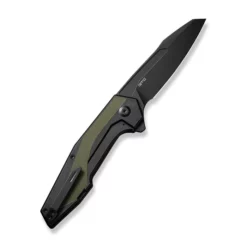 Civivi Hypersonic Black Steel With OD Green G10 Inlay 10 Civivi Hypersonic Black Steel With OD Green G10 Inlay -KNIFE-LOUNGE Sales civivi hypersonic flipper knife black steel handle with od green g10 inlay 37 black stonewashed 14c28n blade c22011 1 580862 700x