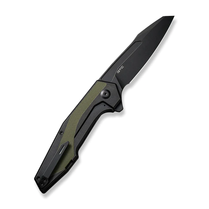 Civivi Hypersonic Black Steel With OD Green G10 Inlay 3 Civivi Hypersonic Black Steel With OD Green G10 Inlay - Image 3