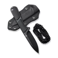 Civivi Mini Elementum Fixed Black G10 -KNIFE-LOUNGE Sales civivi mini elementum fixed blade knife black g10 handle 224 black nitro v blade c23010 1 255096 500x