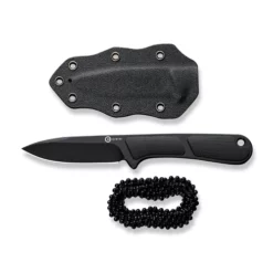Civivi Mini Elementum Fixed Black G10 -KNIFE-LOUNGE Sales civivi mini elementum fixed blade knife black g10 handle 224 black nitro v blade c23010 1 509994 500x