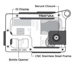 Trayvax Contour Wallet Raw -KNIFE-LOUNGE Sales contour features 1