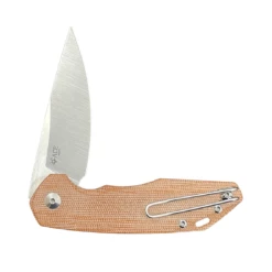 GiantMouse ACE Corta - Natural Canvas Micarta -KNIFE-LOUNGE Sales cortanaturalcanvasonwhite2 1160x