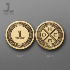 Justin Lundquist Coin Dirty Hands Clean Grinds