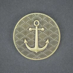 Urban EDC F5.5 Seigaiha Wave Challenge Coin  -KNIFE-LOUNGE Sales general store urban edc f5 5 seigaiha wave challenge coin exclusive 1 2000x