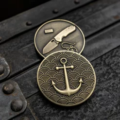 Urban EDC F5.5 Seigaiha Wave Challenge Coin 