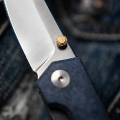 GiantMouse ACE Clyde Denim Micarta -KNIFE-LOUNGE Sales giantmouse clyde denim micarta 2