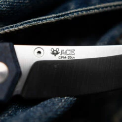 GiantMouse ACE Clyde Denim Micarta -KNIFE-LOUNGE Sales giantmouse clyde denim micarta 3