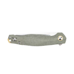 GiantMouse ACE Sonoma V2 - Green Canvas Micarta -KNIFE-LOUNGE Sales greencanvasprofile 4 1160x