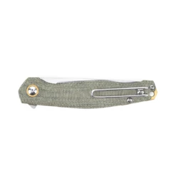 GiantMouse ACE Sonoma V2 - Green Canvas Micarta -KNIFE-LOUNGE Sales greencanvasprofile 5 1160x