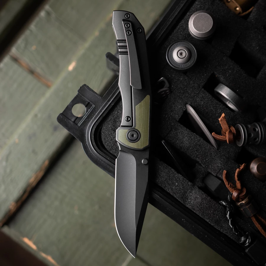 Bergblades Pup Stonewashed With G10 Inlay 2 Bergblades Pup Stonewashed With G10 Inlay - Image 2