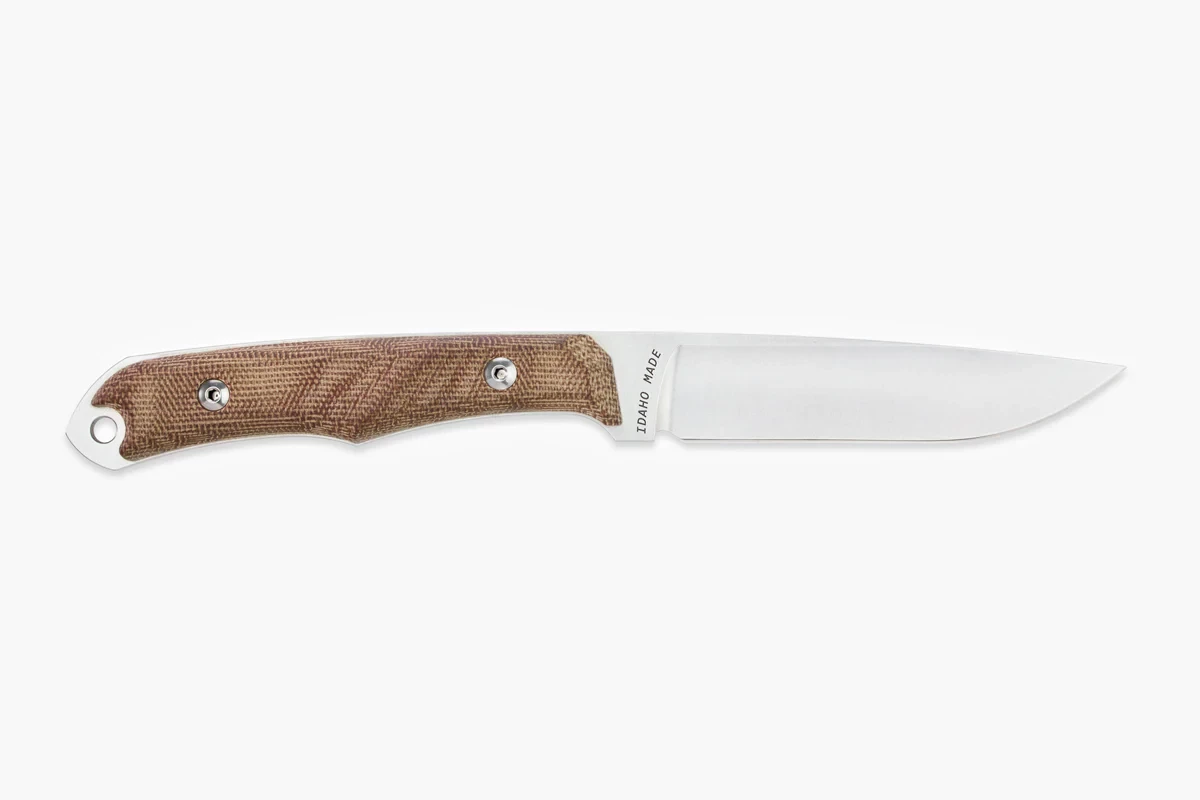 Chris Reeve Inyoni Natural Canvas Micarta Drop Point 2 Chris Reeve Inyoni Natural Canvas Micarta Drop Point - Image 2