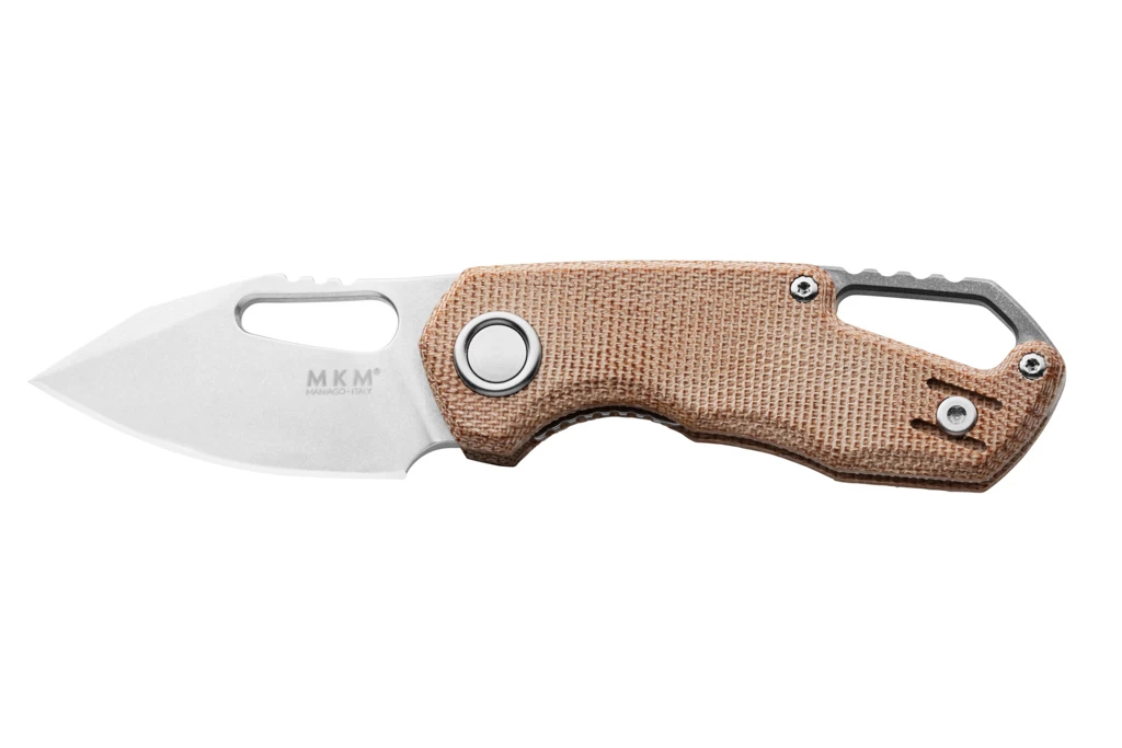 MKM Isonzo M390 Natural Micarta Clip Point 1 MKM Isonzo M390 Natural Micarta Clip Point