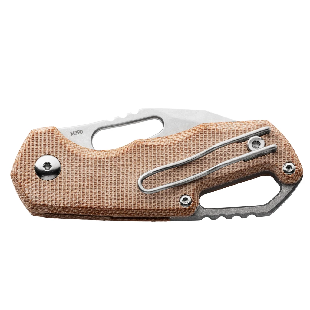 MKM Isonzo M390 Natural Micarta Clip Point 2 MKM Isonzo M390 Natural Micarta Clip Point - Image 2