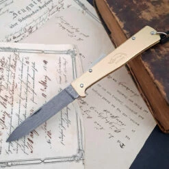 Otter Mercator Brass Damascus With Clip