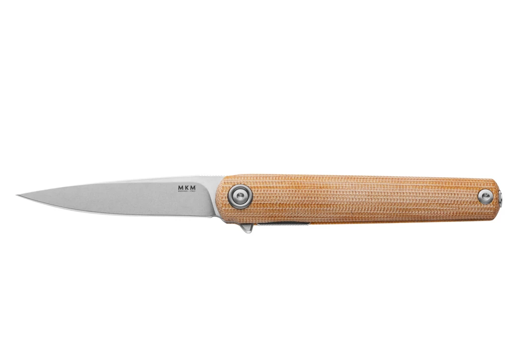MKM Flame Light DropPoint Micarta Natural 1 MKM Flame Light DropPoint Micarta Natural