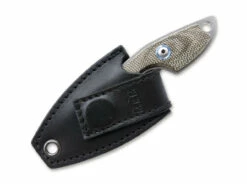 MKM Micro 1 Micarta Green -Sheepfoot- -KNIFE-LOUNGE Sales mkm mikro 1 micarta green lederscheide