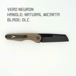Vero Engineering Neuron Natural Micarta DLC