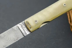 Perceval Le Francais Damascus Ram Horn Light -KNIFE-LOUNGE Sales percevallefrancaisdamastwidderhorn 2