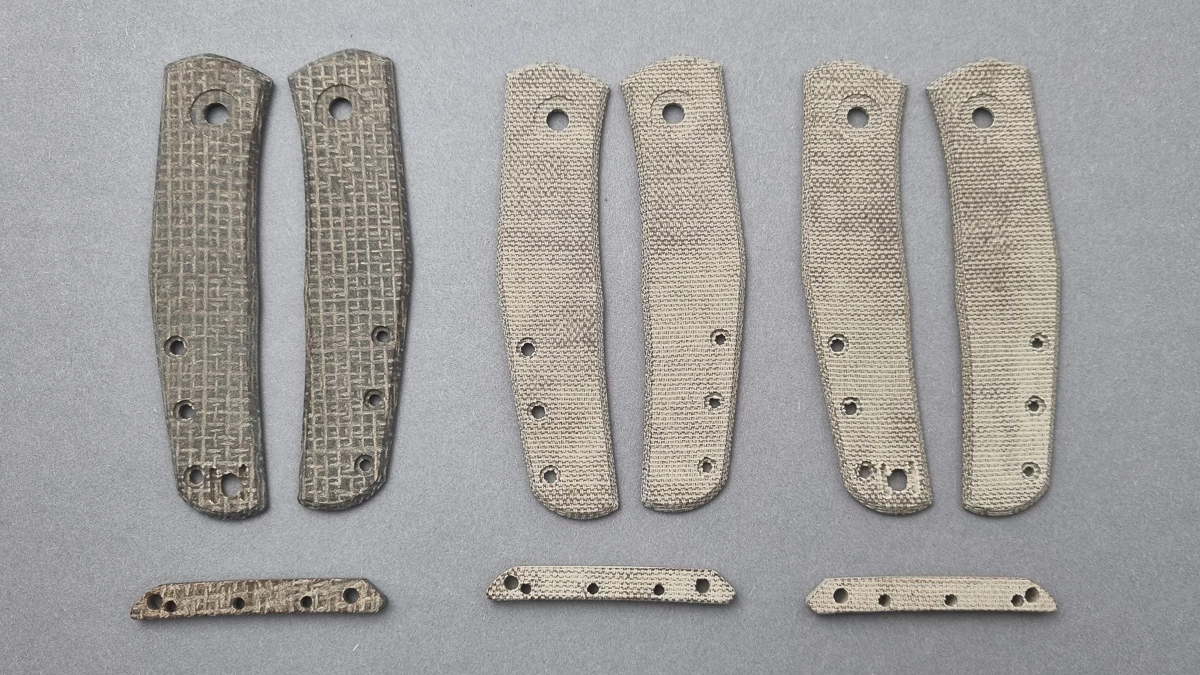 RGT ZT 0230/0235 Scales And Backspacer Micarta 1 RGT ZT 0230/0235 Scales And Backspacer Micarta