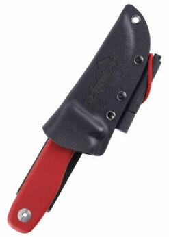 Schnitzel DU Carving Knife For Children From 10 Years, Red -KNIFE-LOUNGE Sales schnitzel messer du kinder jugend outdoor schnitzmesser rot5