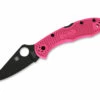 Spyderco Delica S30V Pink Heels Black